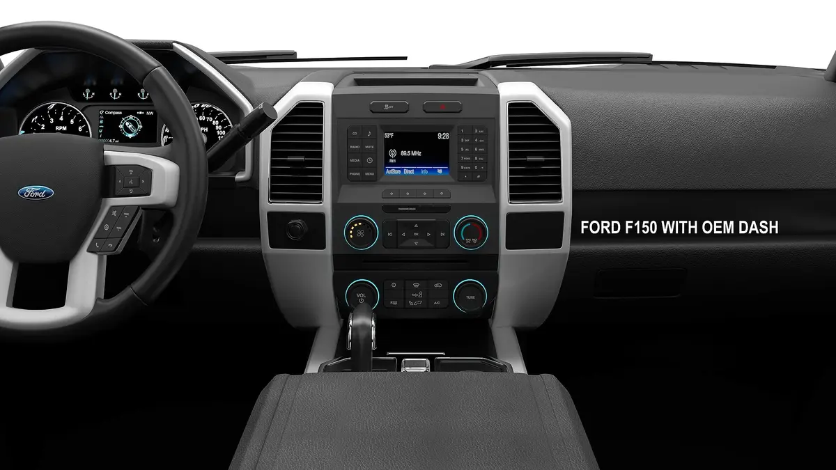 Maestro DASH KIT-FTR1 Dash Kit and T-Harness for Ford Trucks 4.3 inch Screen | Double-DIN Radio Install Kit - view 8