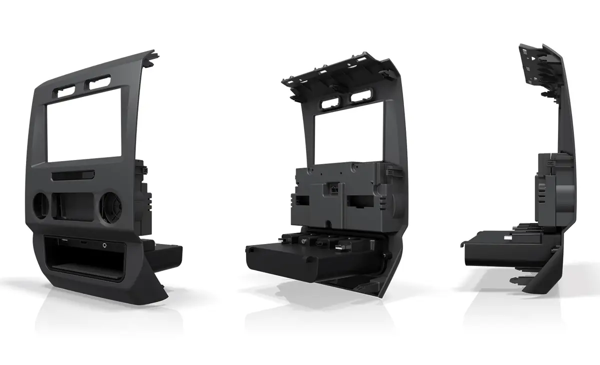Maestro DASH KIT-FTR1 Dash Kit and T-Harness for Ford Trucks 4.3 inch Screen | Double-DIN Radio Install Kit - view 4