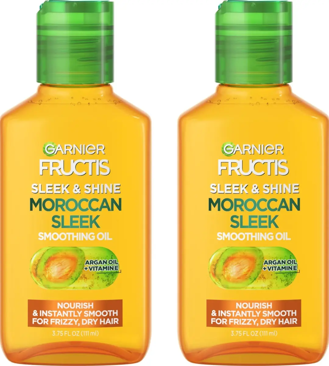 Garnier Fructis Sleek & Shine Moroccan Sleek Smoothing Oil 200ml (7.5 Fl Oz) | Argan Oil for Frizz Control - main product image