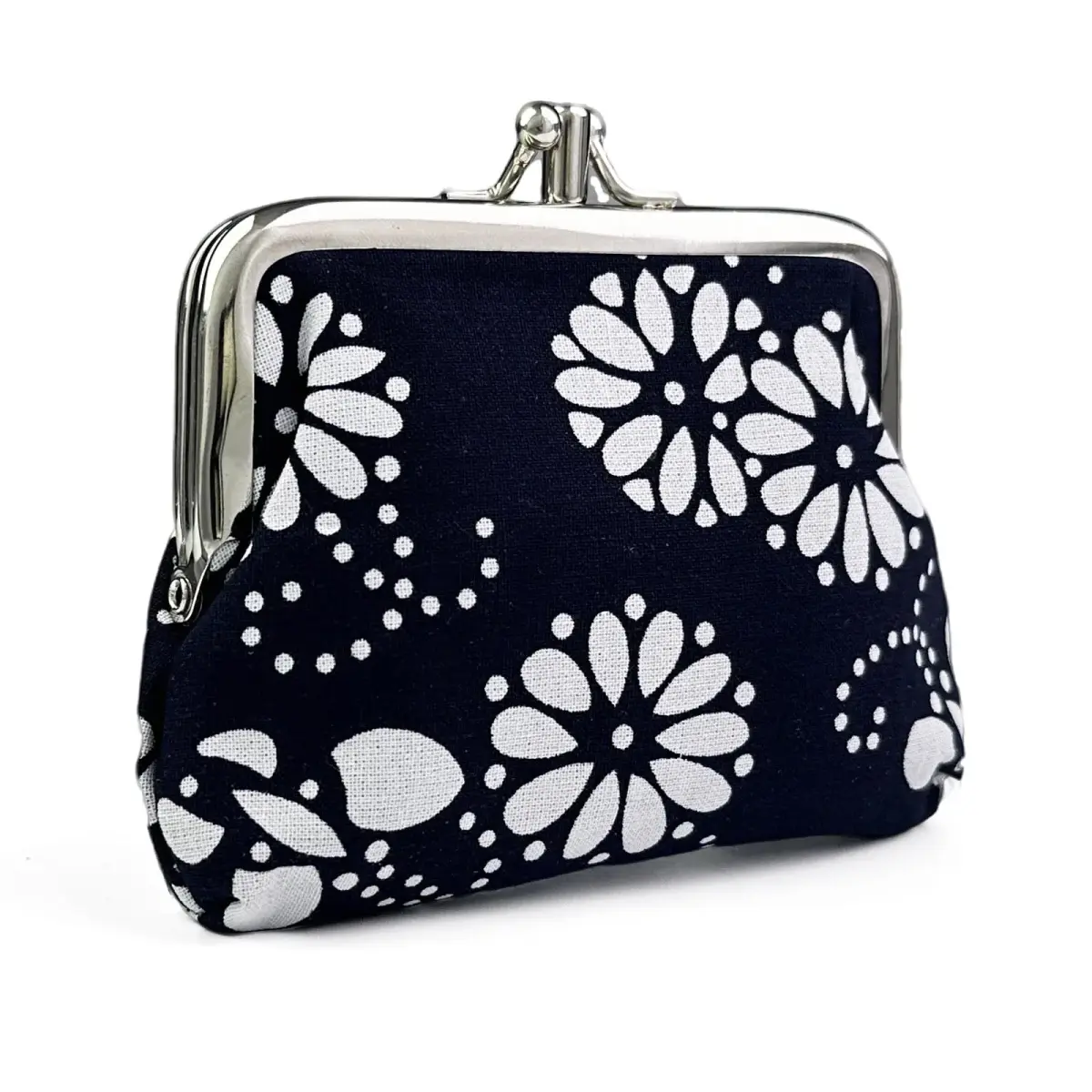 Sanxiner Cute Floral Buckle Coin Purse 1.9cm (0.75in) | Kiss-Lock Change Purse with 2 Compartments - view 3