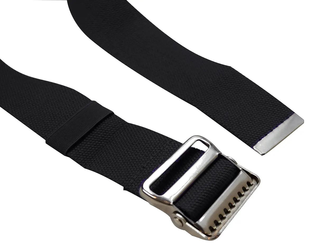 LiftAid Black Transfer and Gait Belt 152 cm (60 Inch) with Metal Buckle and Loop | Walking, Standing and Transfer Assist Aid for Seniors - view 8