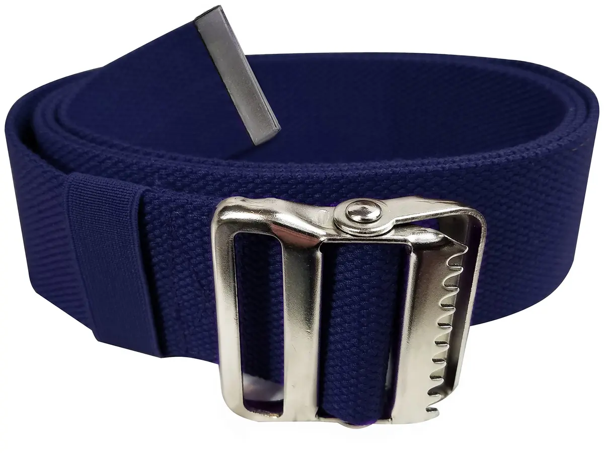 LiftAid Transfer and Gait Belt 60 Inch (152 cm) with Metal Buckle and Loop | Walking, Standing and Transfer Assist Aid for Seniors - main product image