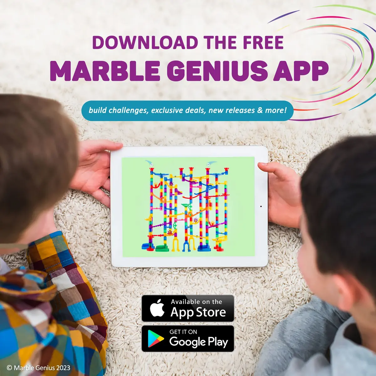 Marble Genius Automatic Chain Lift Marble Run Accessory Set | Endless Marble Loop with Automated Mechanism - view 5