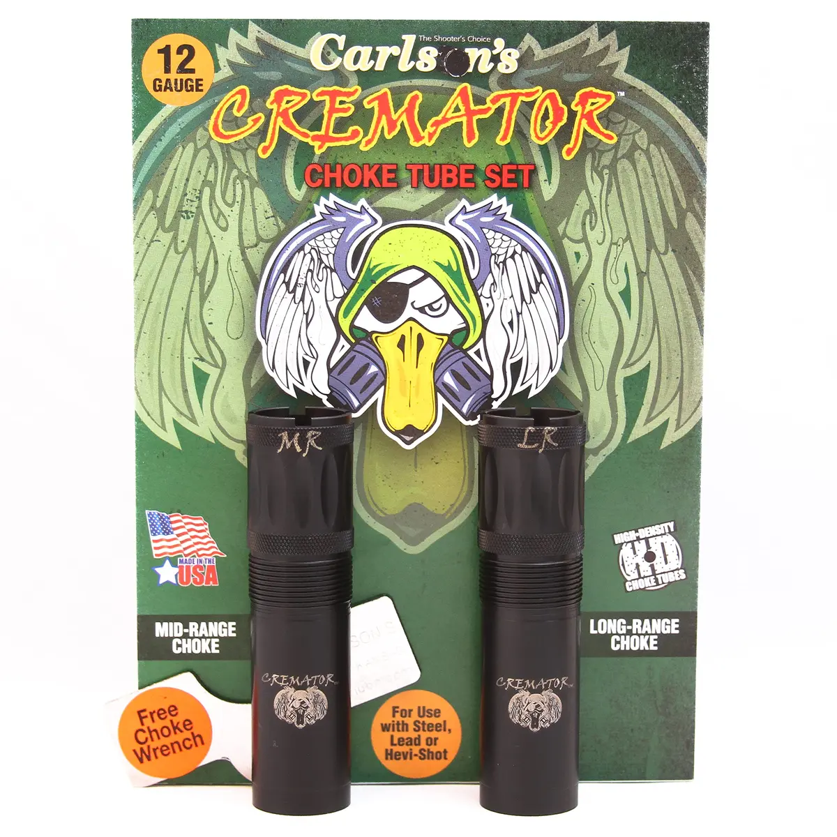 Carlson's Choke Tubes 12 Gauge Compatible for Beretta Benelli Mobil 2 Pack Blued Steel | Mid & Long Range - main product image