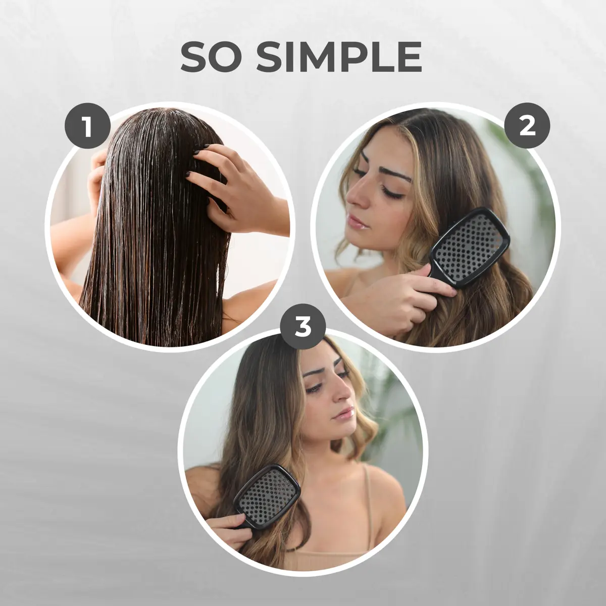 FHI Heat UNbrush Detangling Brush for Wet & Dry Hair | Anti-Static, Vented, Lightweight - view 6