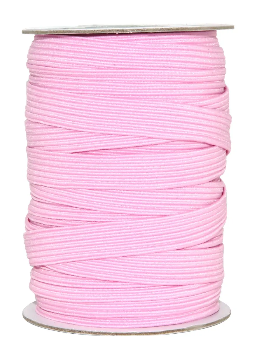 Mandala Crafts Pink Elastic Band 20 Yards 12mm | Resilient, Soft & Versatile for Sewing & Crafts - view 7