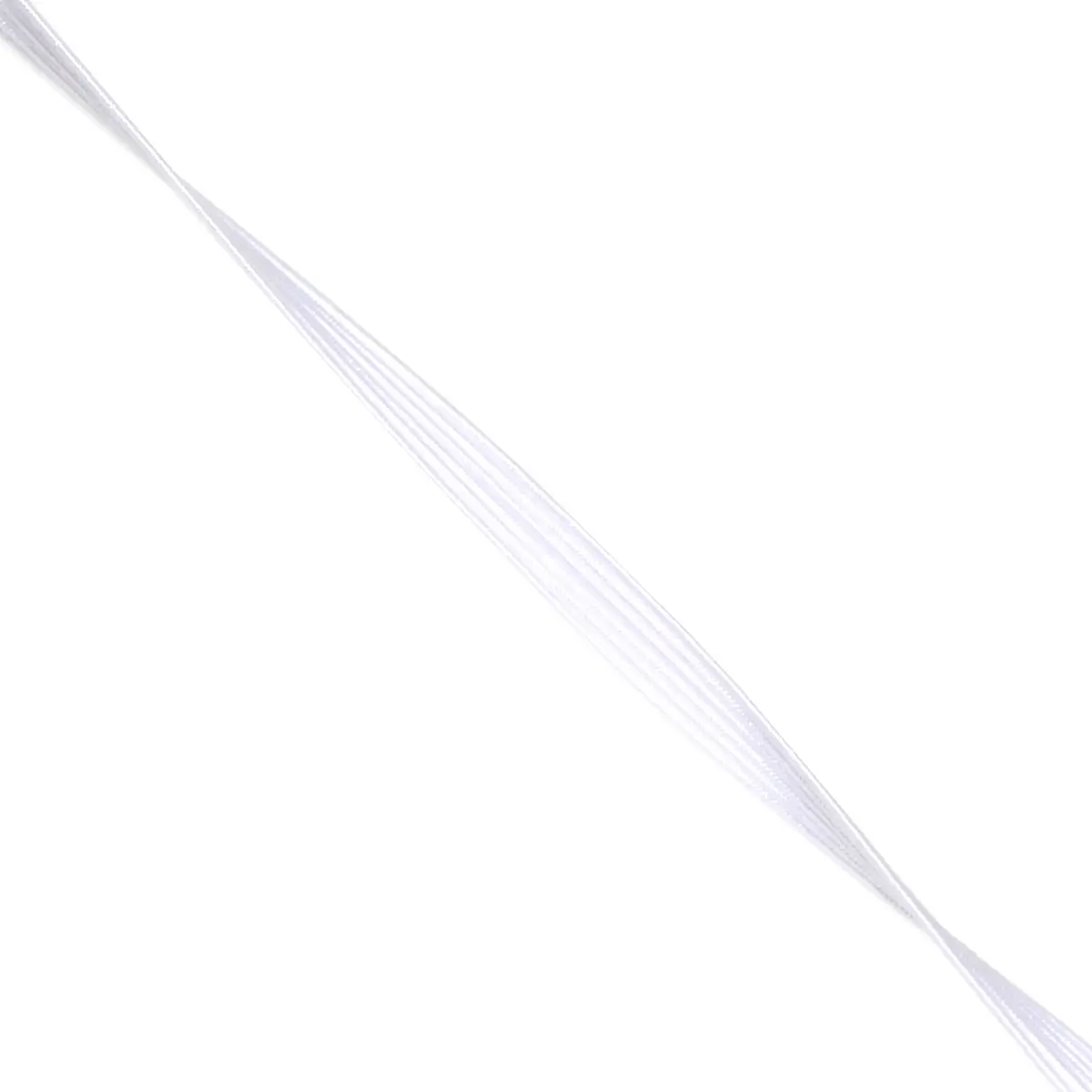 Mandala Crafts 50 Yards ¼ Inch 6mm White Elastic Bands for Sewing | Resilient & Soft Flat Elastic Cord - view 8