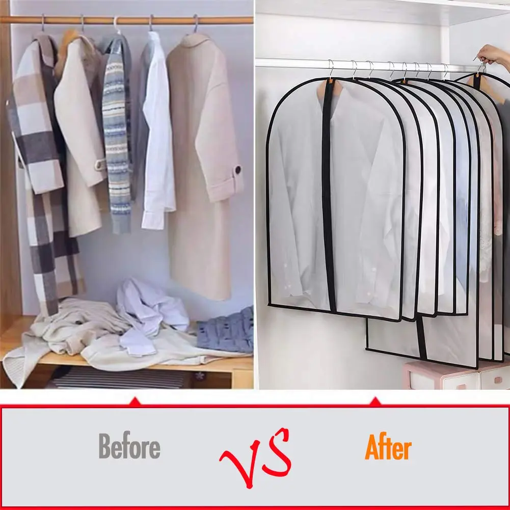 HomeClean Garment Protector Cover 24'' x 54'' | Breathable, Washable & Dust-Free (70-120 chars) - view 7