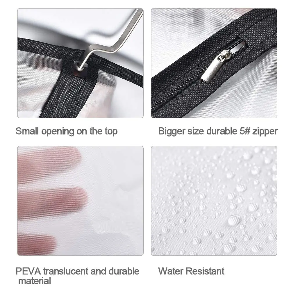 HomeClean Garment Protector Cover 24'' x 54'' | Breathable, Washable & Dust-Free (70-120 chars) - view 2