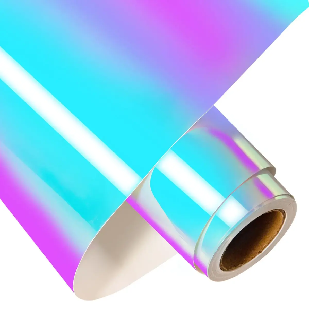 VINYL FROG Opal White Adhesive Vinyl 12" x 5ft (0.3m x 1.52m) | Holographic Craft Vinyl for DIY Projects - main product image