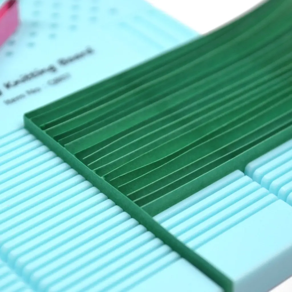 JUYA 2-in-1 Quilling Knitting Board with Pin Board and Grooves | Compact Art & Craft Tool for Paper Designs - view 7