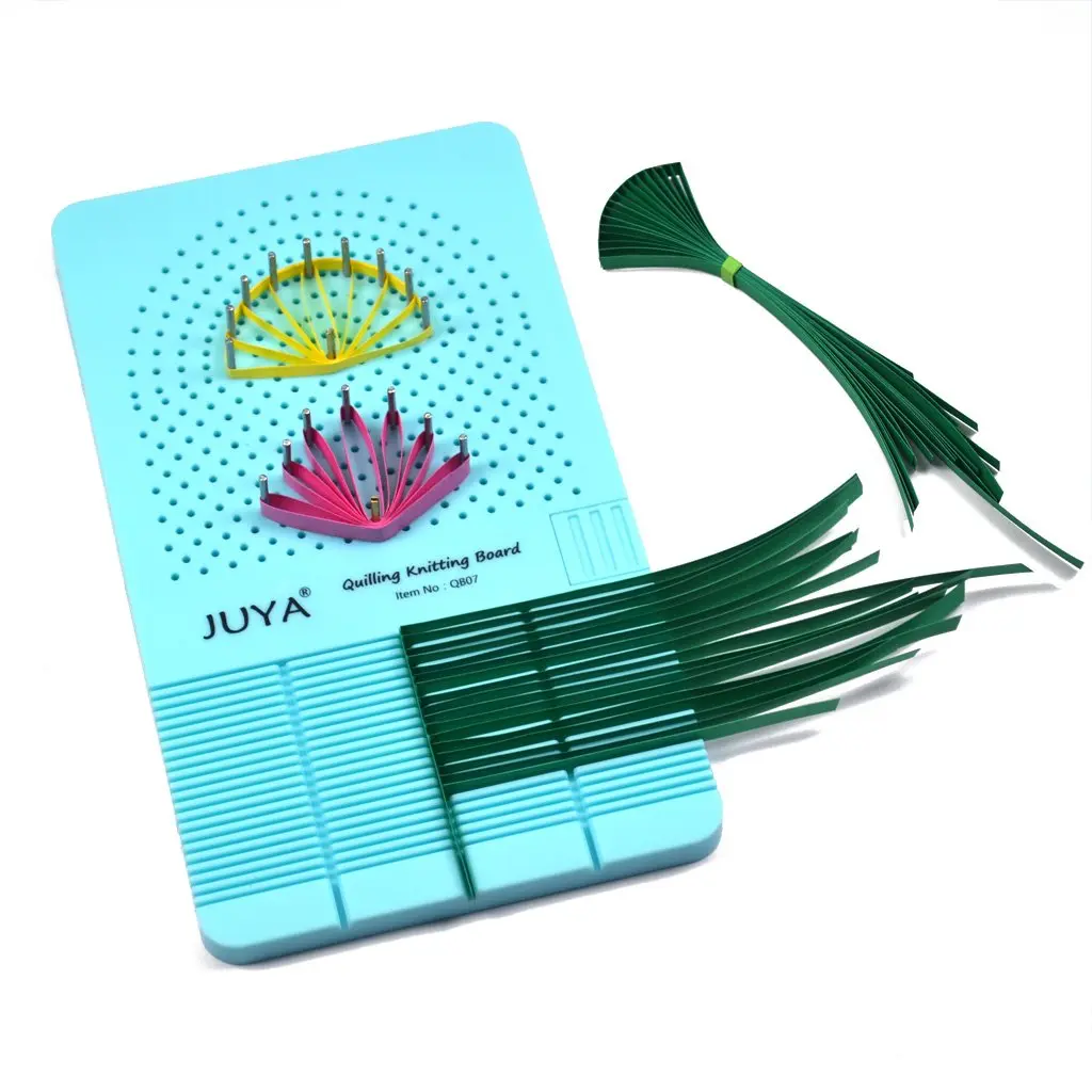 JUYA 2-in-1 Quilling Knitting Board with Pin Board and Grooves | Compact Art & Craft Tool for Paper Designs - view 8