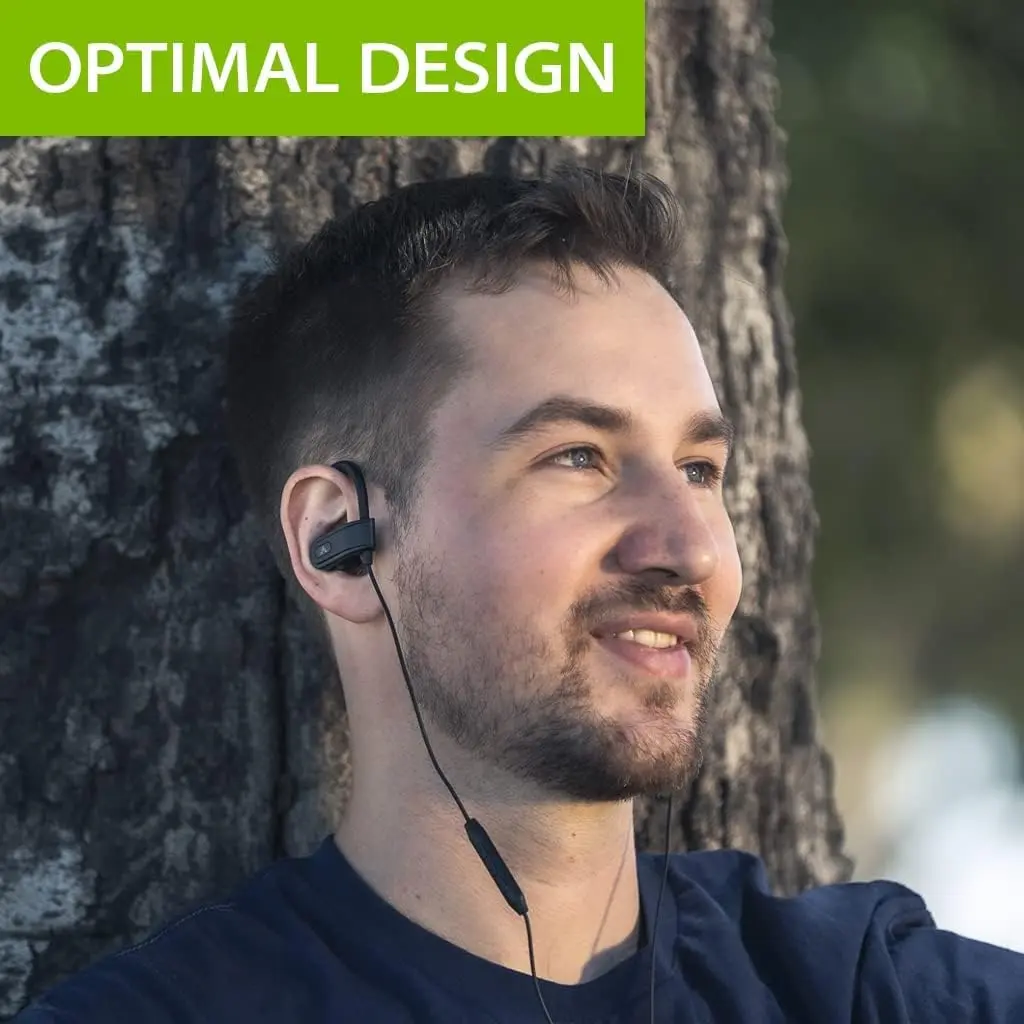 Avantree E171 Wired Earbuds with Microphone & Volume Control | Comfortable Sport Fit, 3.5mm Jack, 12mm Driver (120cm Cable) - view 5