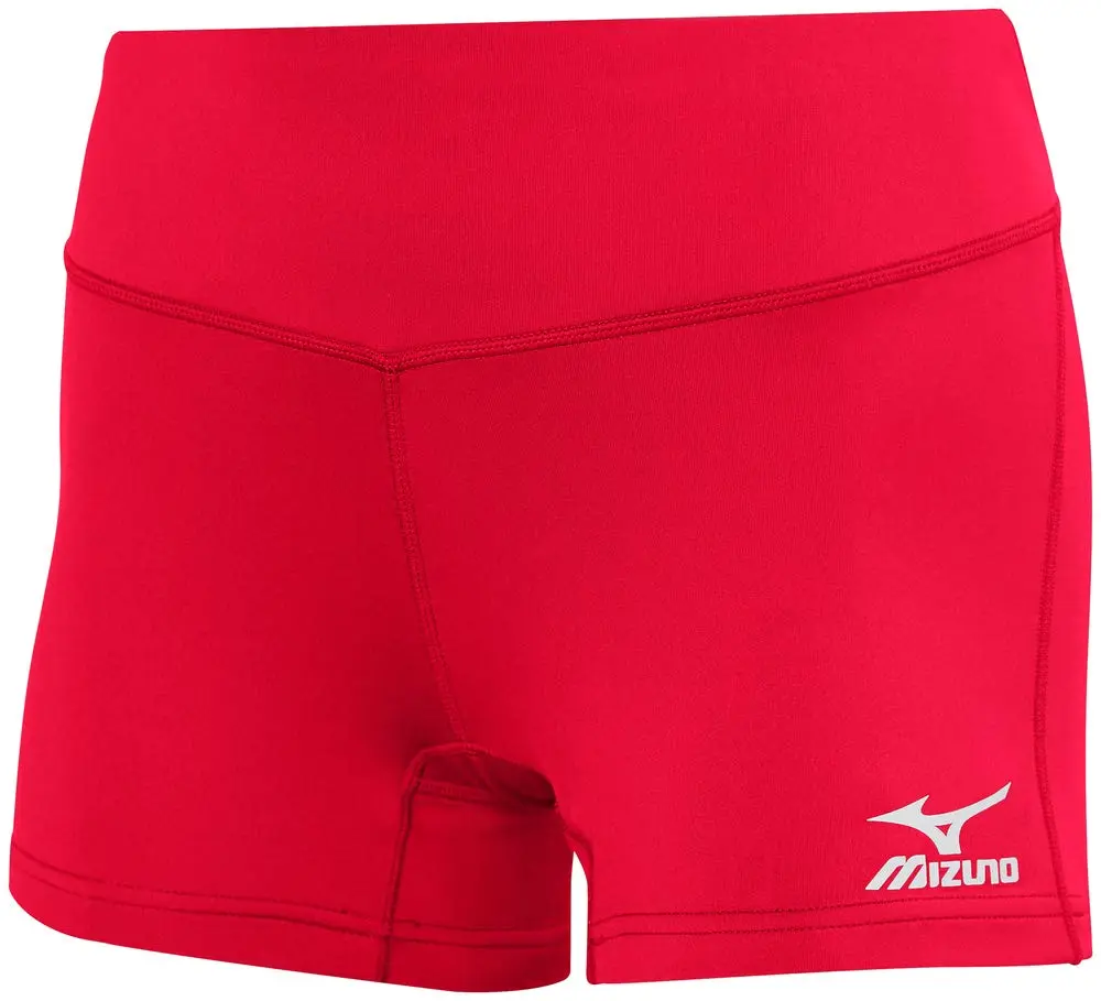 Mizuno Women's Victory 3.5" Inseam Volleyball Shorts Red | Lightweight, Supportive Activewear for Women - main product image