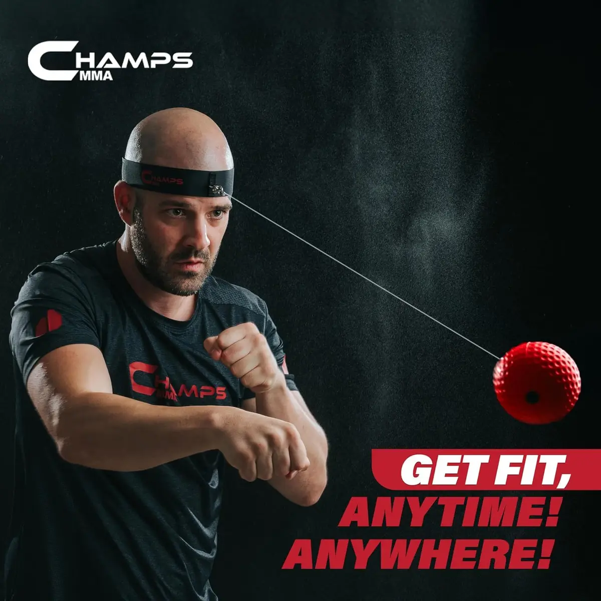 Champs MMA Boxing Reflex Ball 20.87 inches x 5" | Reaction & Hand-Eye Coordination - view 6