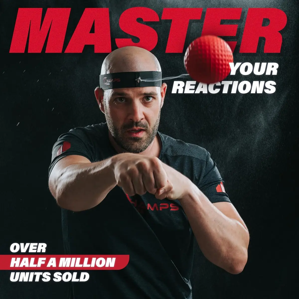 Champs MMA Boxing Reflex Ball 20.87 inches x 5" | Reaction & Hand-Eye Coordination - view 3