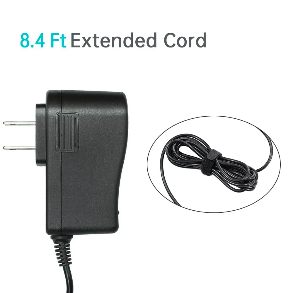 FOUCECLAUS 12V Power Supply Charger Adapter for Yamaha PSR, YPG, YPT, DGX, DD, EZ Series Keyboard, 8.4 Ft Long Power Cord - view 7