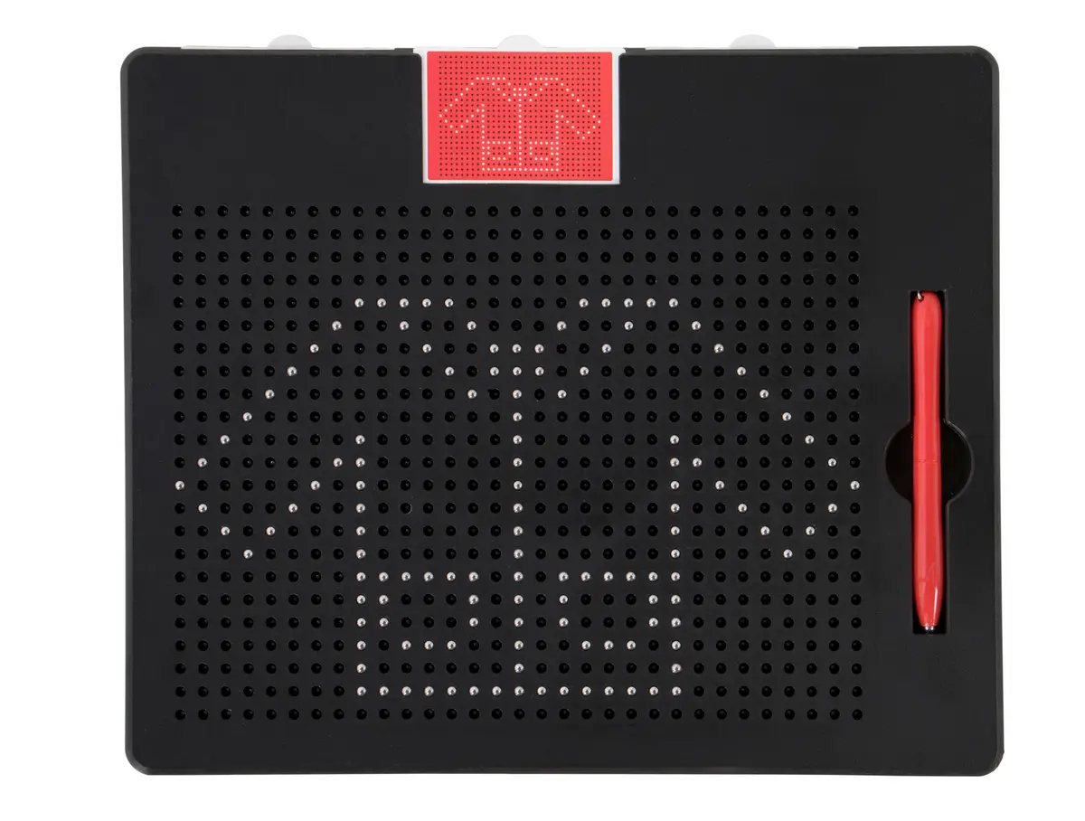 Guidecraft Magna Tablet with 10 Double-sided Design Cards | Magnetic Drawing Board for Kids, S.T.E.M Learning & Educational Toy (12"L x 10"W) - view 3