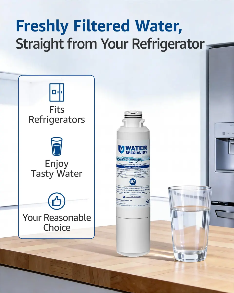 Waterspecialist Refrigerator Water Filter Replacement for Samsung® DA29-00020B, 4 Pack | NSF 42 & 372 Certified - view 7