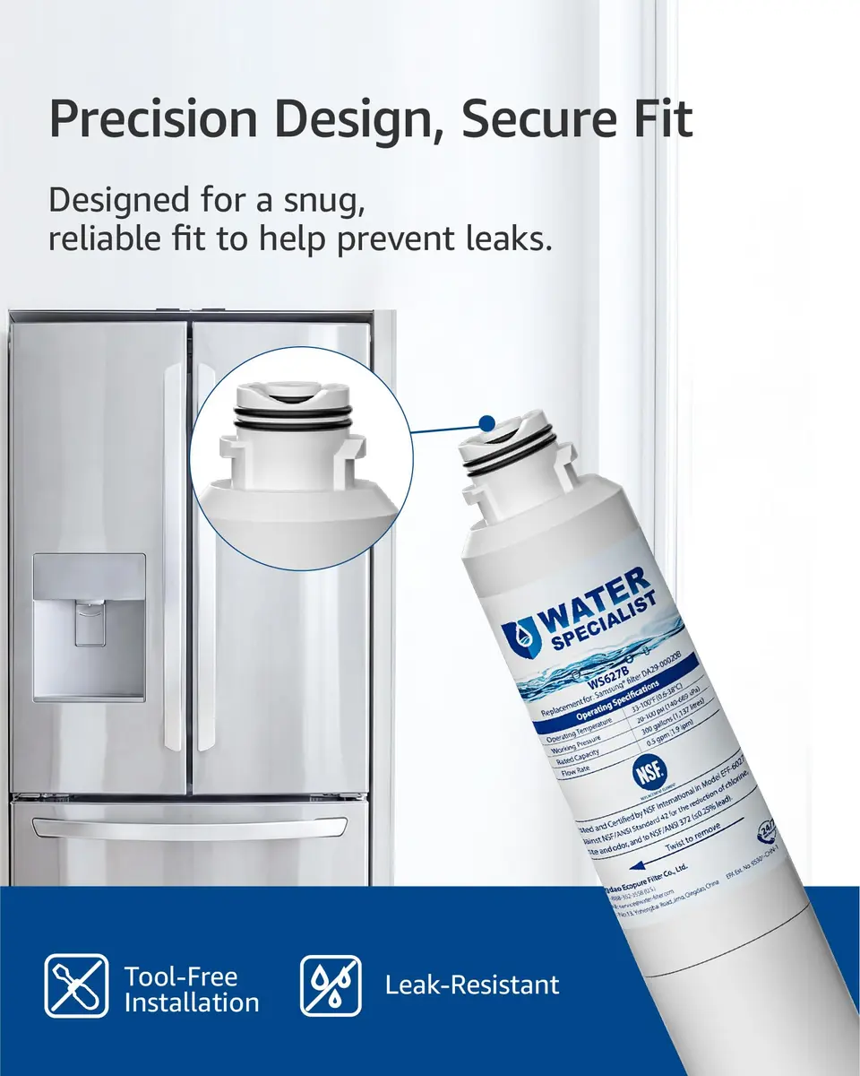 Waterspecialist Refrigerator Water Filter Replacement for Samsung® DA29-00020B, 4 Pack | NSF 42 & 372 Certified - view 8