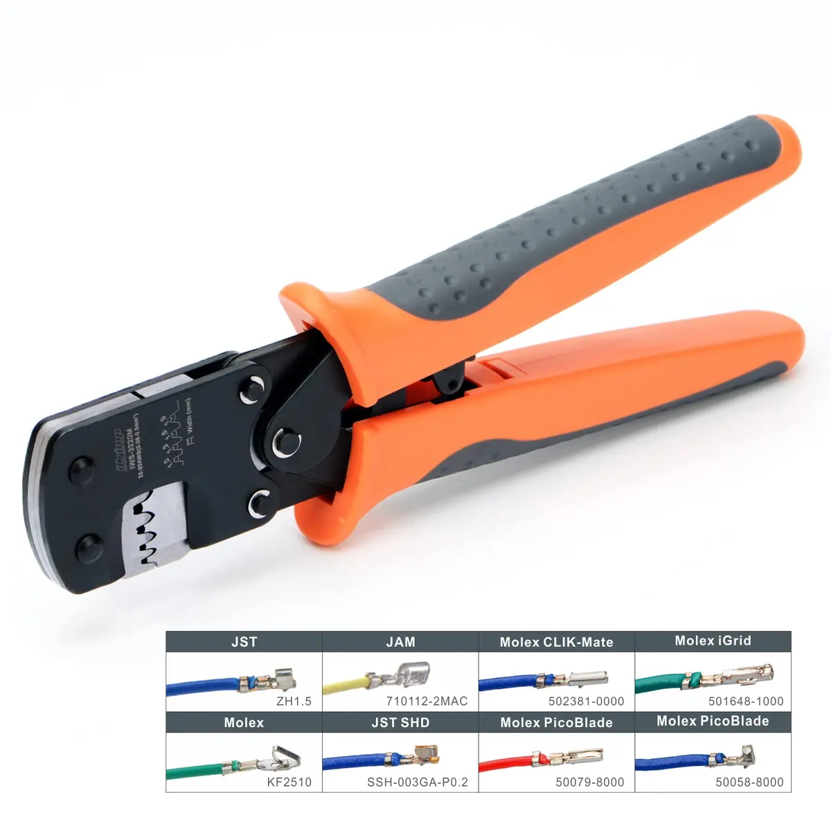 IWISS IWS-3220M Micro Connector Pin Crimping Tool 0.03-0.52mm² 32-20AWG | Precise, Durable, US-imported - view 2