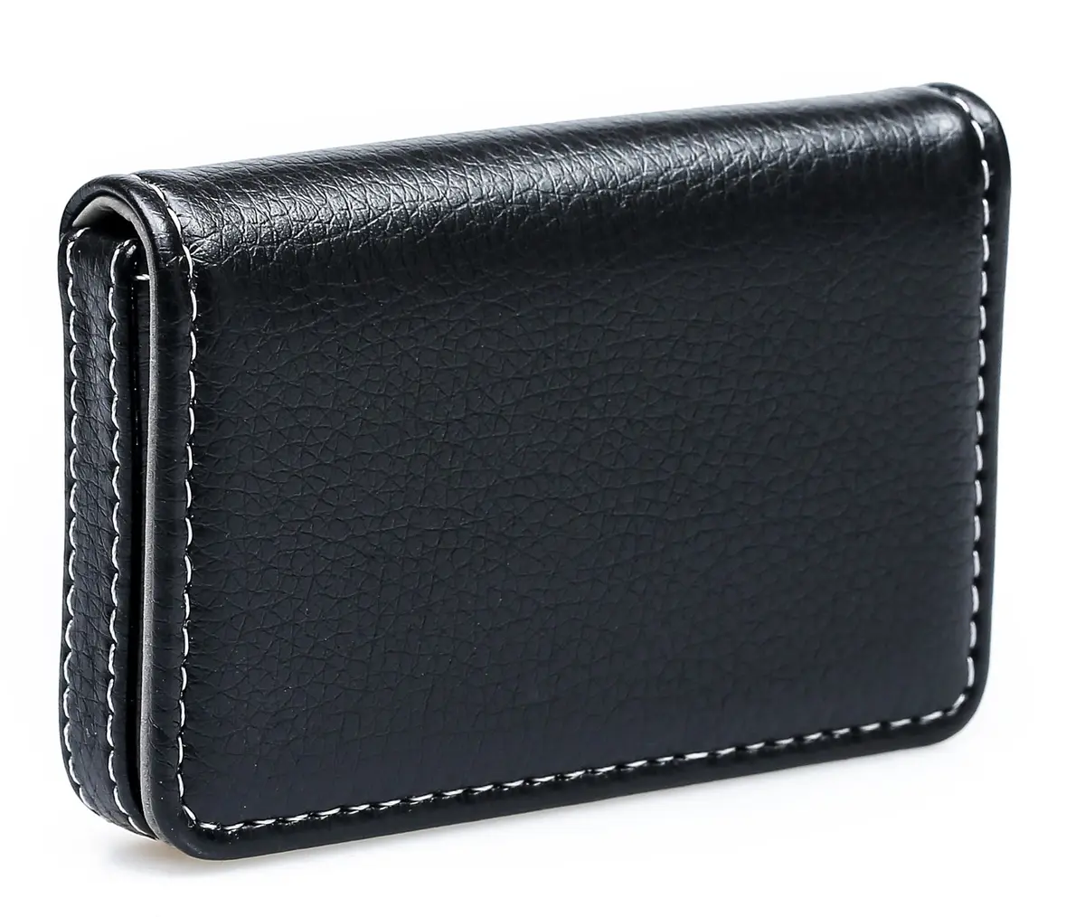 AI-DEE RFID Blocking Wallet Minimalist Leather Business Credit Card Holder Black | Holds 10-12 Credit Cards - view 3