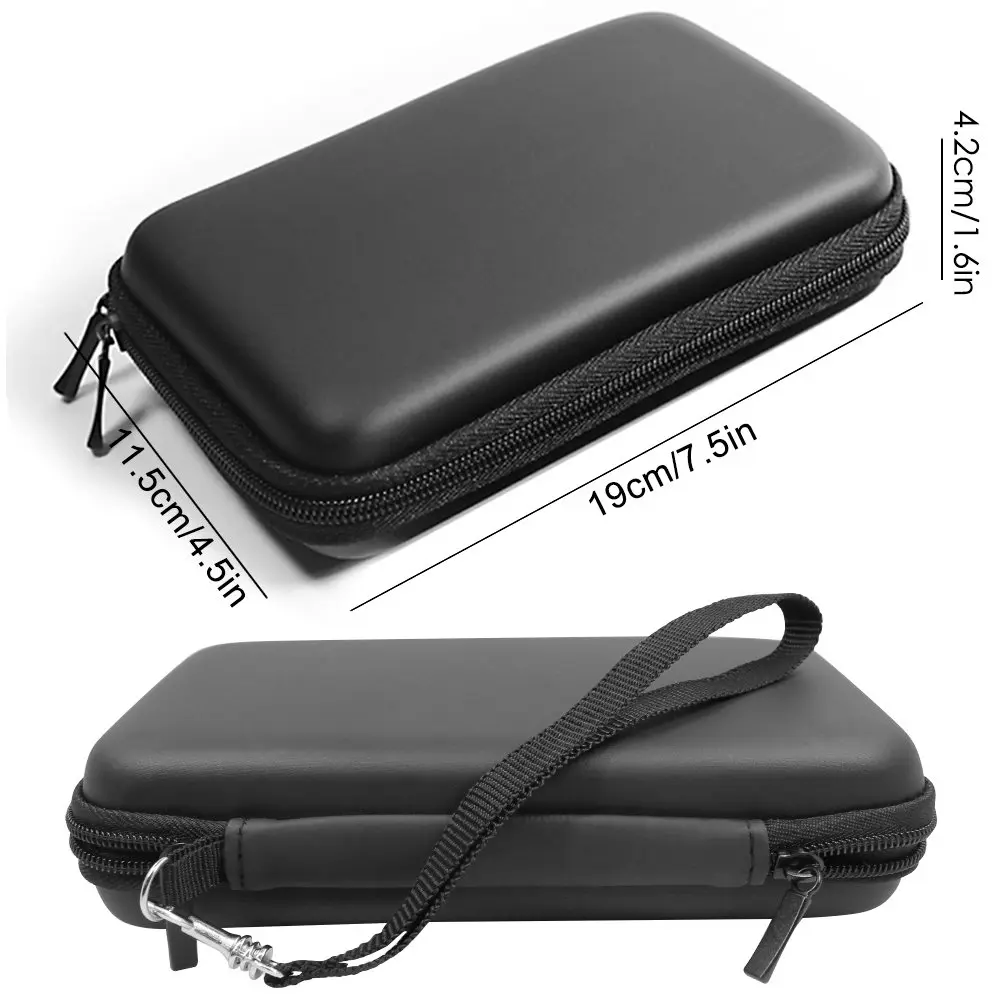 AFUNTA Hard Shell Travel Case for NEW 3DS XL & 3DS XL with Crystal Cover & Screen Protectors | Fits 2 Consoles & Accessories - view 4