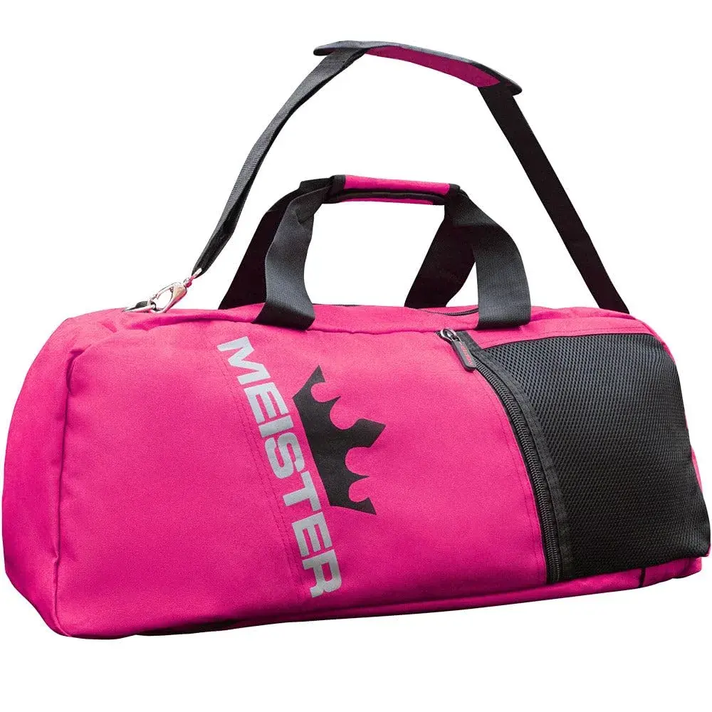 Meister Vented Convertible Duffel/Backpack Sports Gym Bag - Pink | 66cm x 30cm x 30cm | Breathable & Water-Resistant - view 3