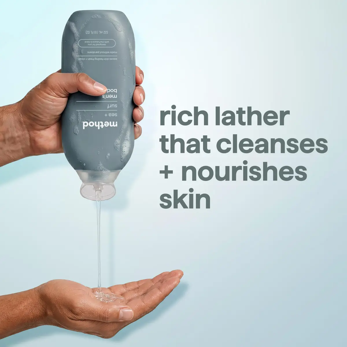 method Men’s Body Wash Sea + Surf 108 fl oz (3.2 L) | Gentle Daily Cleanse for All Skin Types - view 5