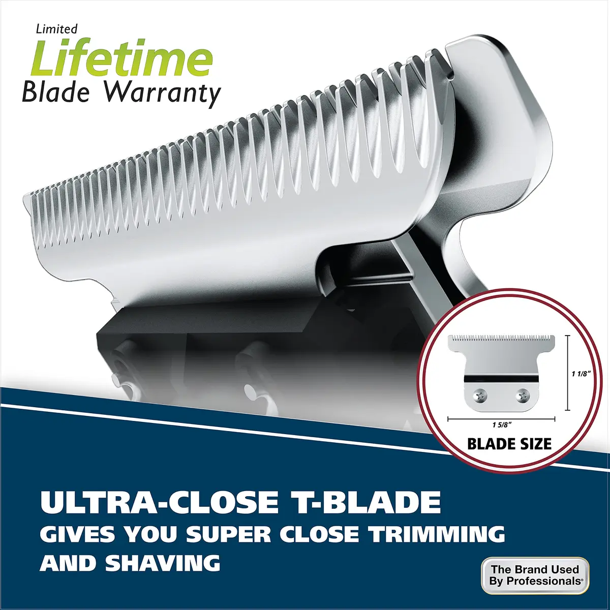Wahl Aqua Blade Wet/Dry Rechargeable Lithium-Ion Beard Trimmer for Men | Waterproof Precision Grooming (110-120 chars) - view 4