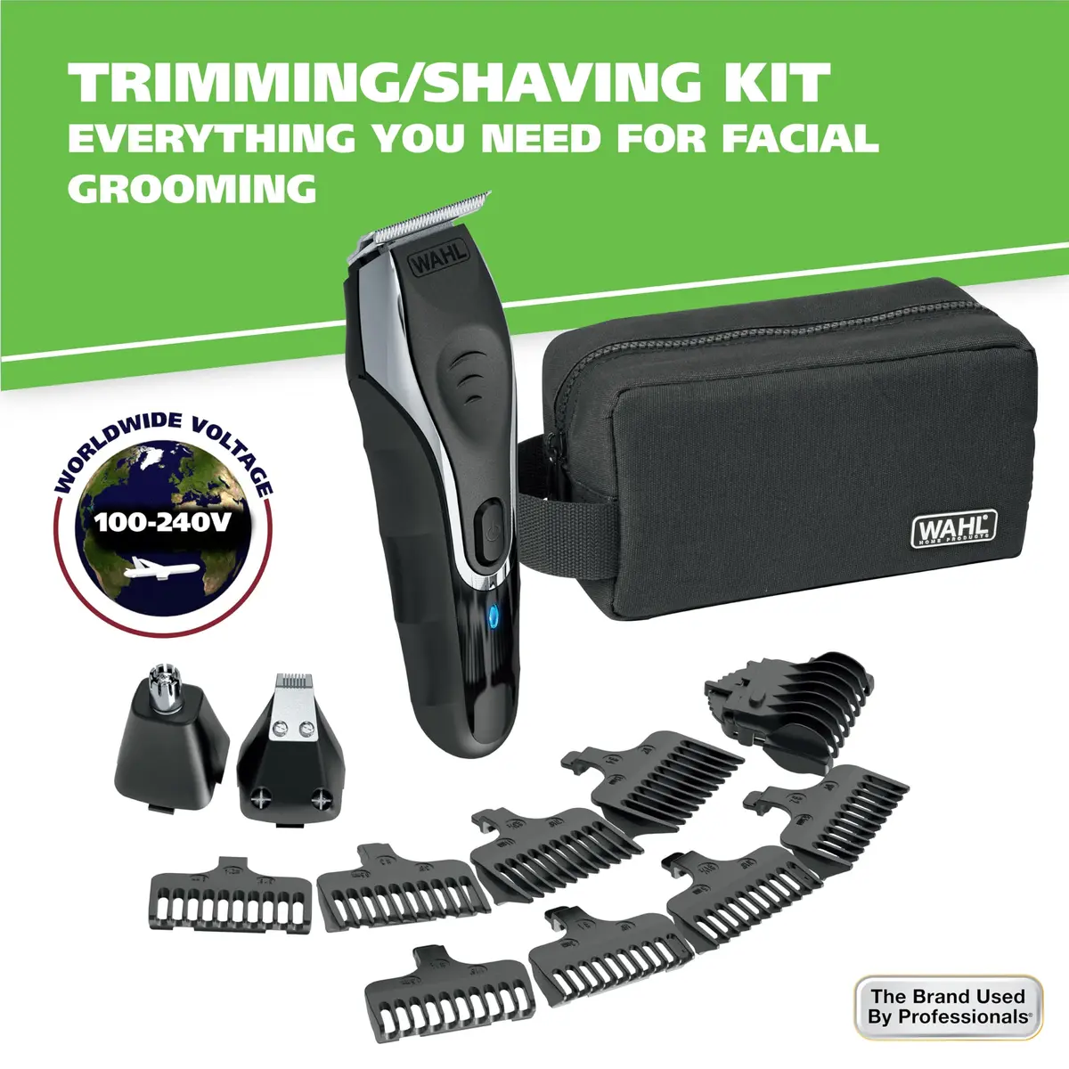 Wahl Aqua Blade Wet/Dry Rechargeable Lithium-Ion Beard Trimmer for Men | Waterproof Precision Grooming (110-120 chars) - view 3