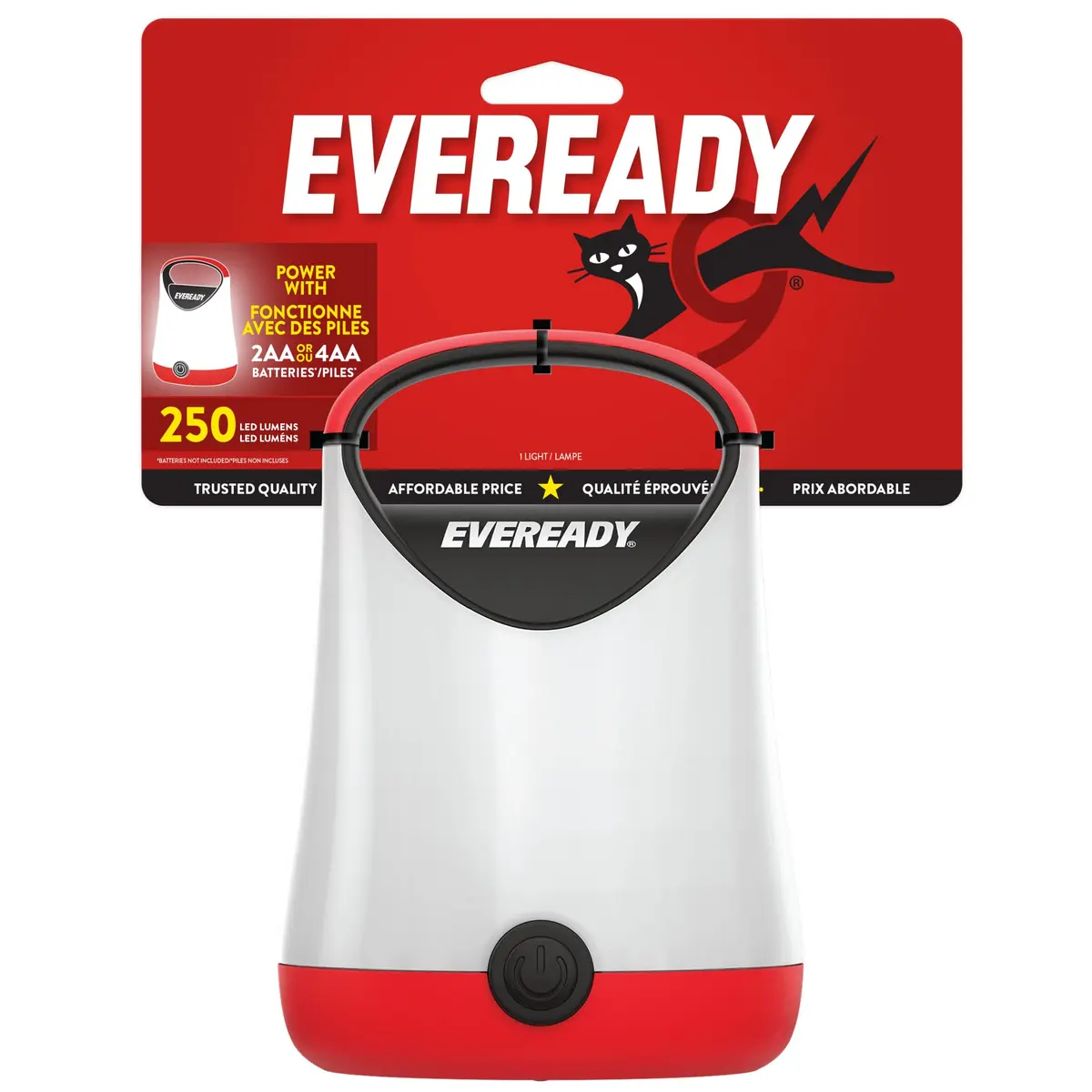 Eveready Red Electric Camping Lantern X-250 | 100 Hour Runtime, Water Resistant - view 6