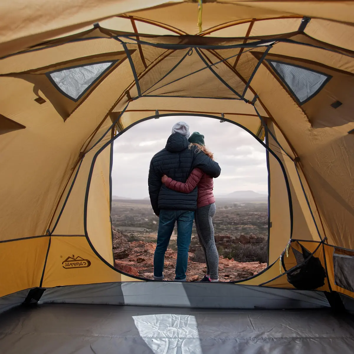 Camppal 2-3 Person Backpacking Tent Waterproof Windproof 4 Season | Easy Setup for Camping & Hiking - view 5