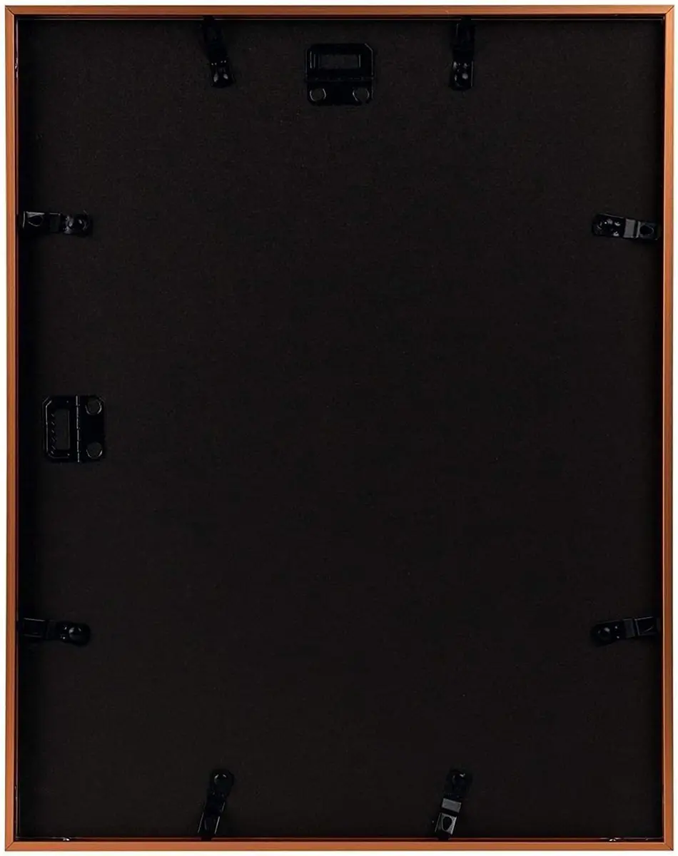 Golden State Art 11x14 Rose Gold Aluminum Frame, Real Glass, Mat Fits 8x10 | Elegant Wall & Tabletop Display - view 4