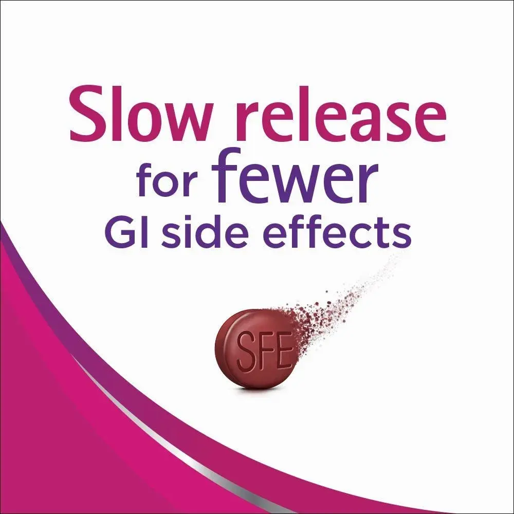 Slow Fe Slow Release Iron Supplement Tablets 30 Count (Pack of 4) | Doctor-Recommended Ferrous Sulfate for Anemia - view 4