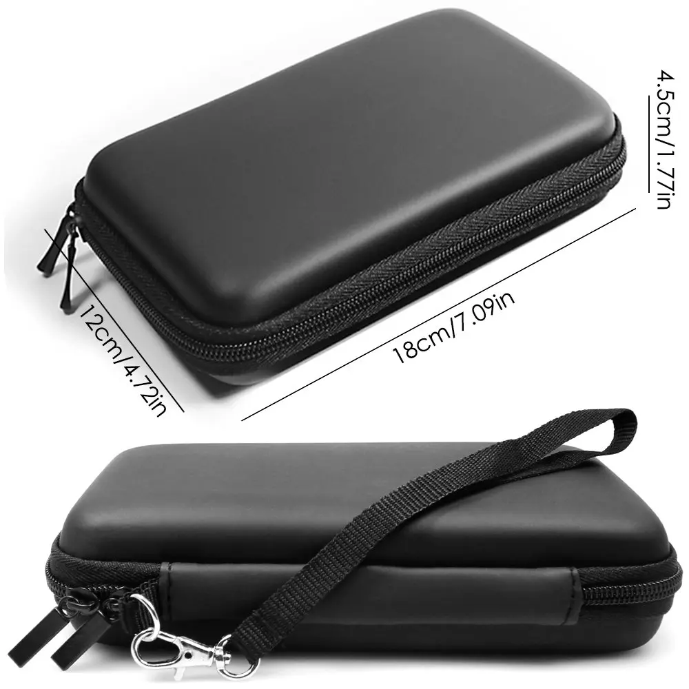 AFUNTA Crystal Clear Case & EVA Carrying Case with Screen Protectors for New 2DS XL | 2-Piece Set - view 4