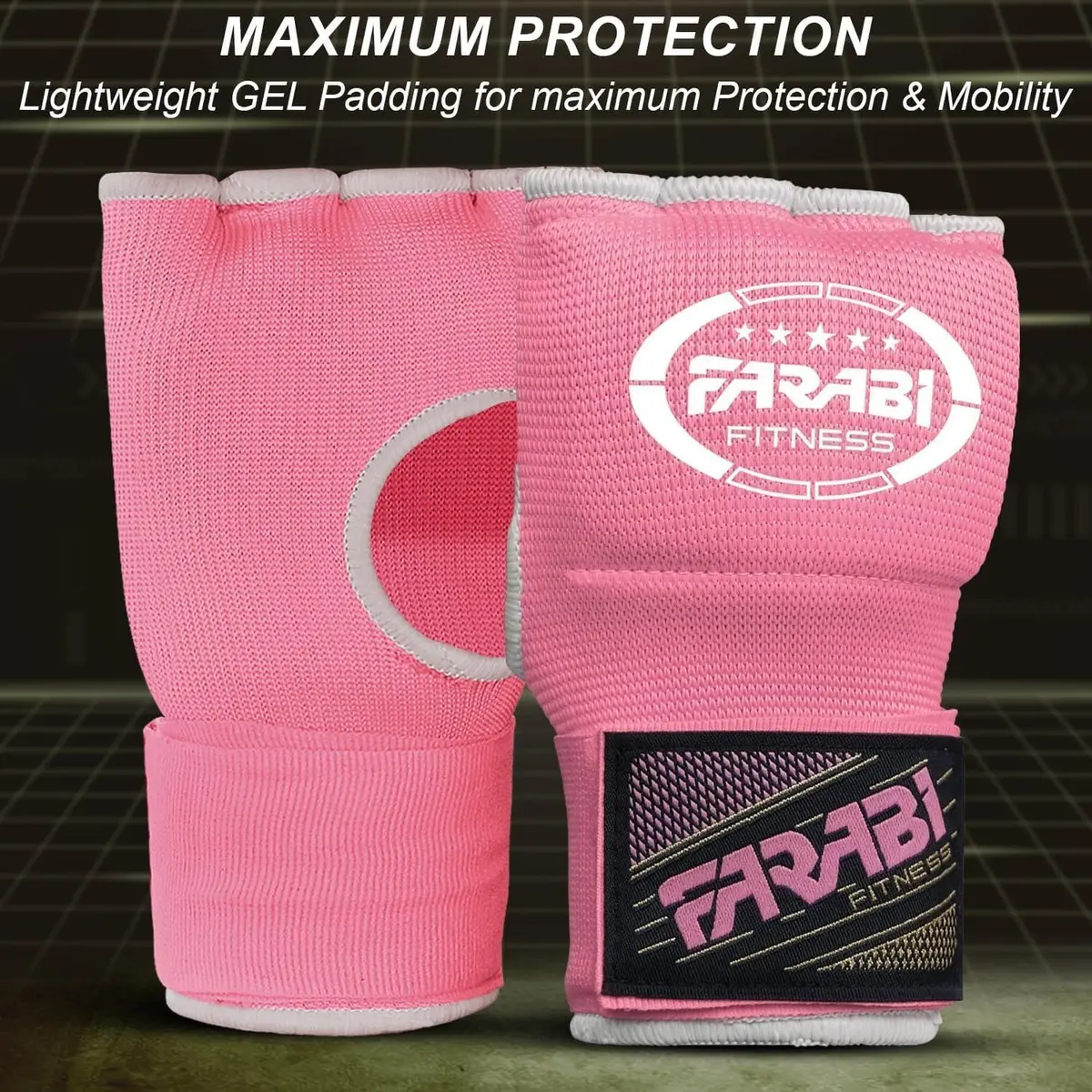 Farabi Sports Kids Hybrid Boxing Inner Gloves Pink | Shock Absorption & Comfort for Young Fighters - view 6