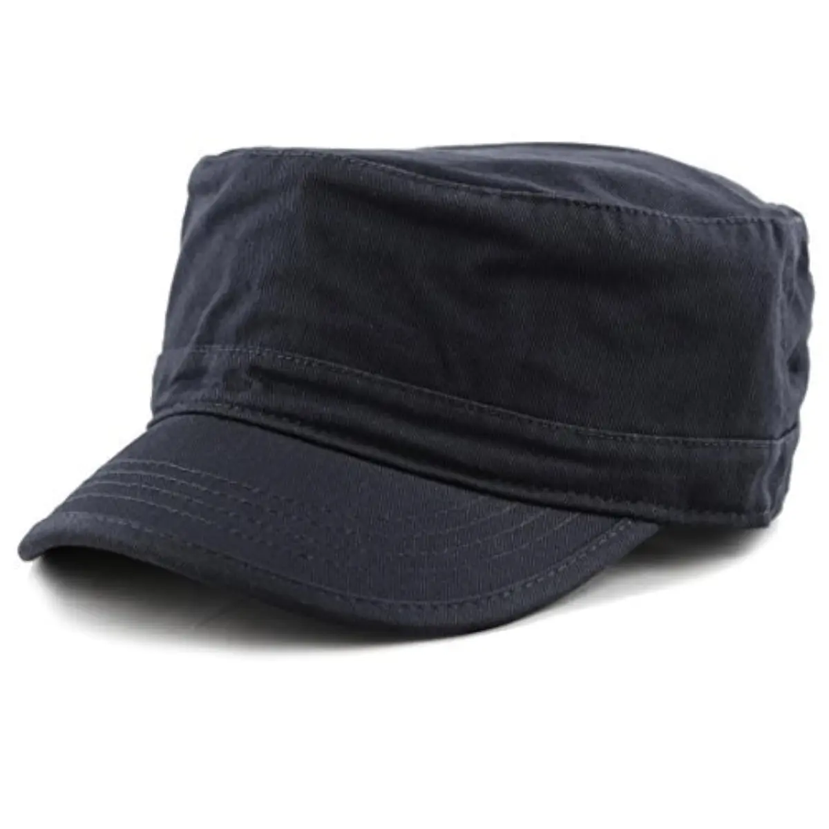 The Hat Depot Cadet Military Army Washed Cotton Baseball Cap - Navy (1 Unit) - main product image