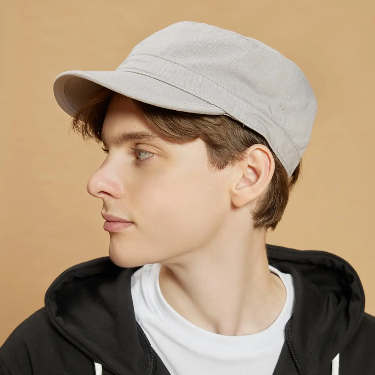 The Hat Depot Cadet Military Army Washed Cotton Baseball Cap - Navy (1 Unit) - view 2