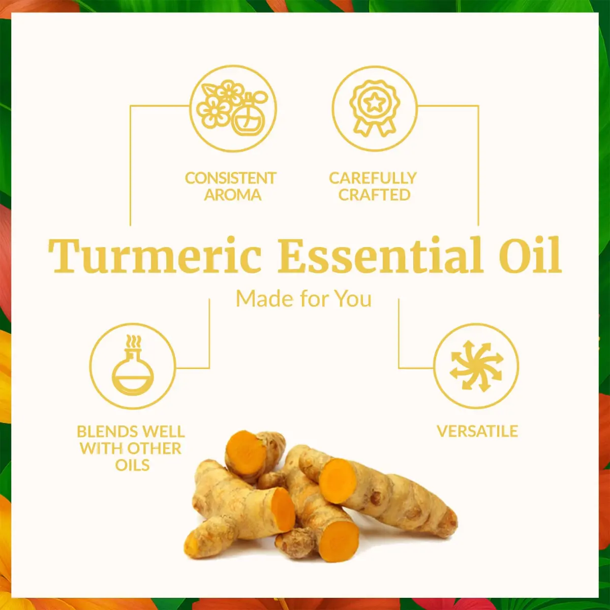 SVA ORGANICS Turmeric Essential Oil, 4 Fl Oz (118 mL) - Pure & Natural - view 3