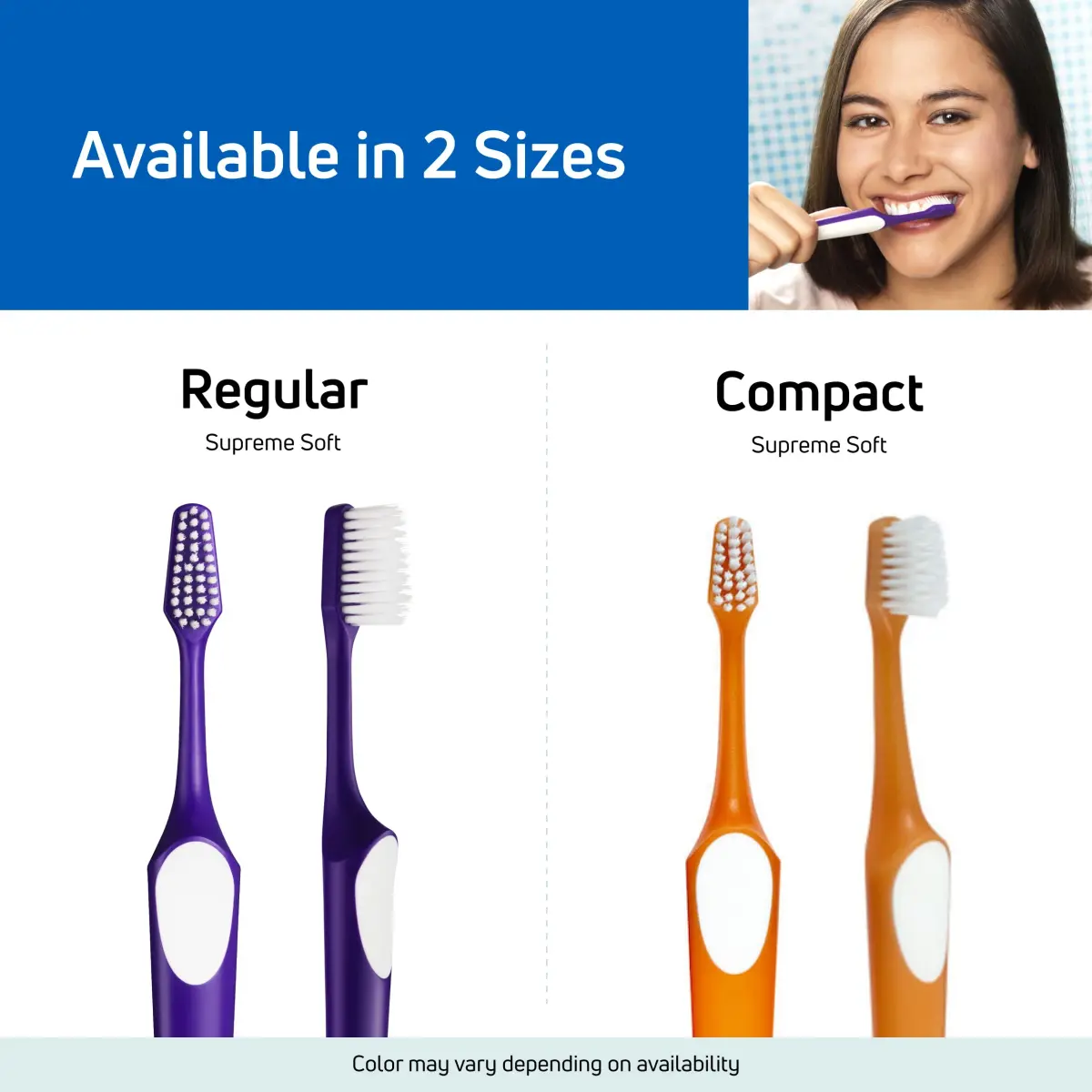 TePe Supreme Compact Soft Toothbrushes, 1 Pack | Soft Bristle Toothbrush for Sensitive Teeth & Gums - view 5