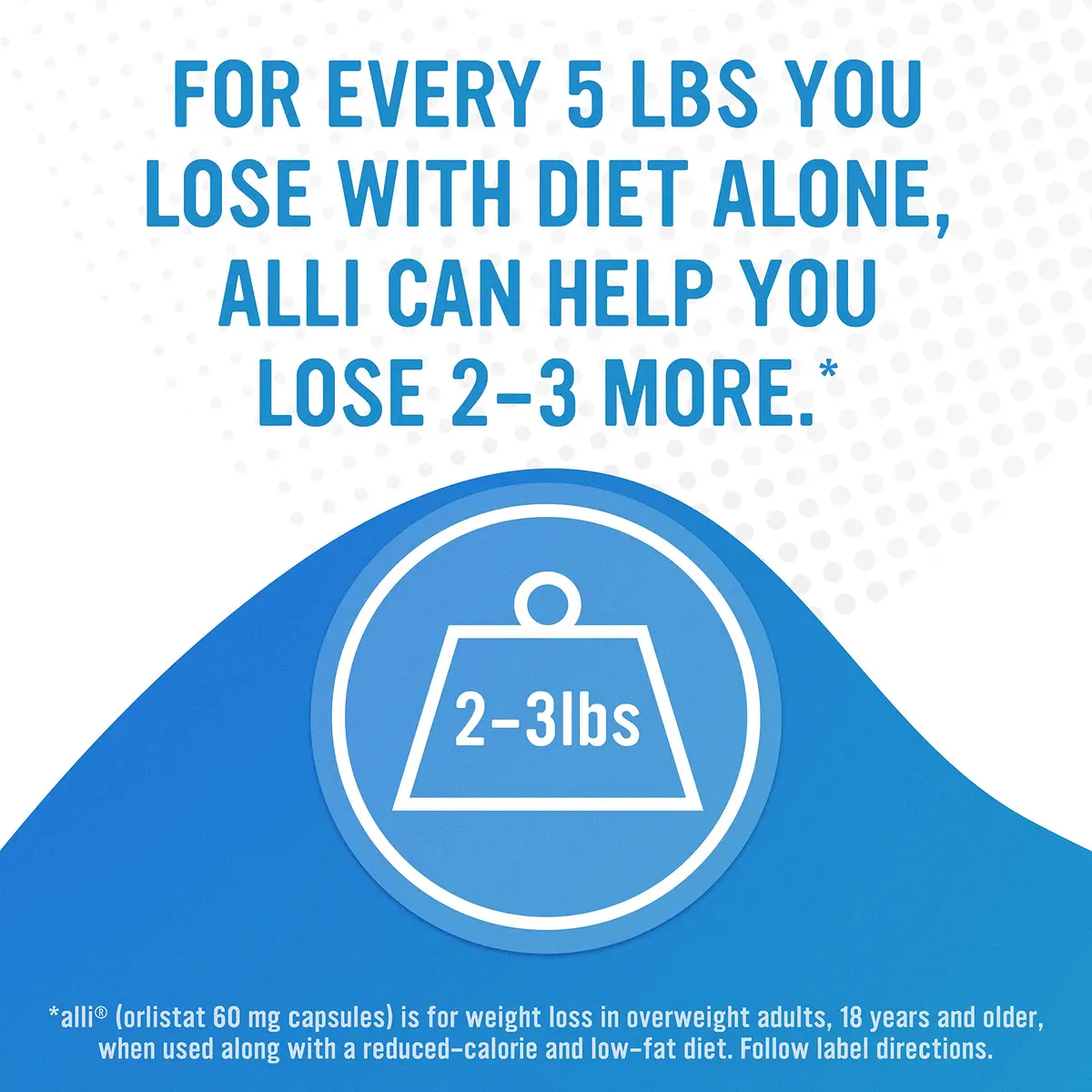 alli Weight Loss Supplement, Orlistat 60 mg Capsules | Fat Blocker for Adults - view 4