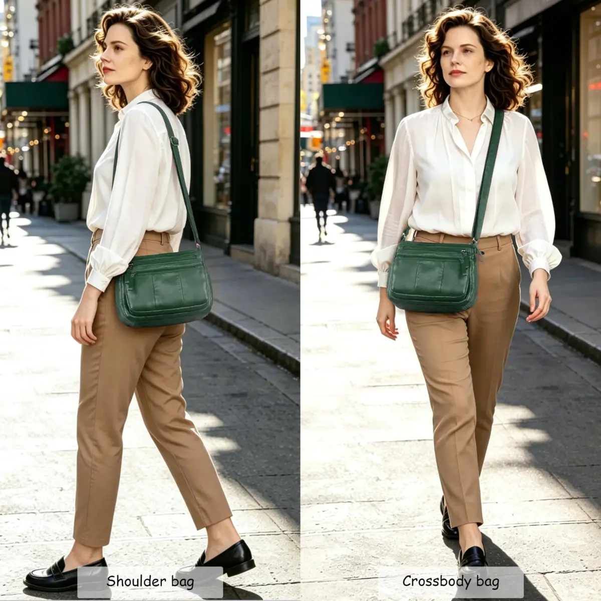 VOLGANIK ROCK Soft PU Leather Shoulder Bag 26cm (10.2") | Versatile Crossbody Purse for Women - view 2