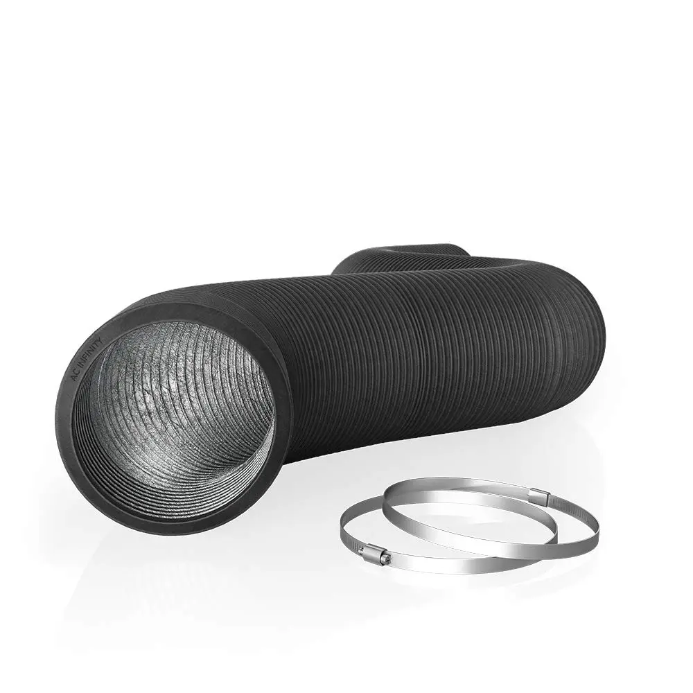 AC Infinity Flexible 8-Inch Aluminum Ducting 25 Feet | Durable, Leak-Resistant Ventilation Solution - main product image