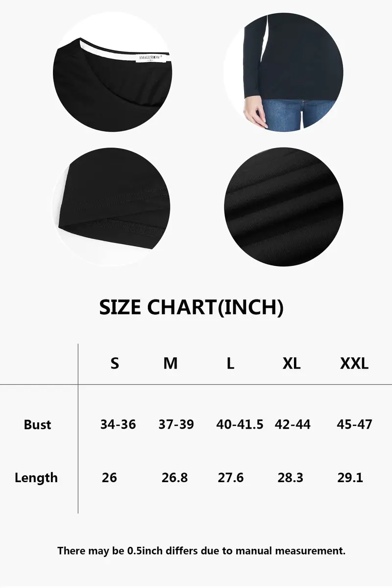 Smallshow Womens 3 Pcs Long Sleeve Maternity Nursing Top | Comfortable, Discreet Feeding Access, Cotton-Modal Blend - view 8