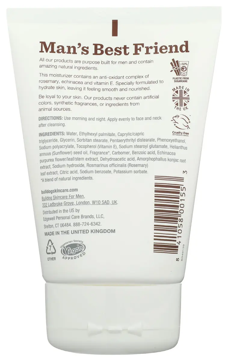 Bulldog Skincare for Men Age Defense Face Moisturizer 93.5ml (3.3 Fl Oz) | Antioxidant Complex for Men - view 2
