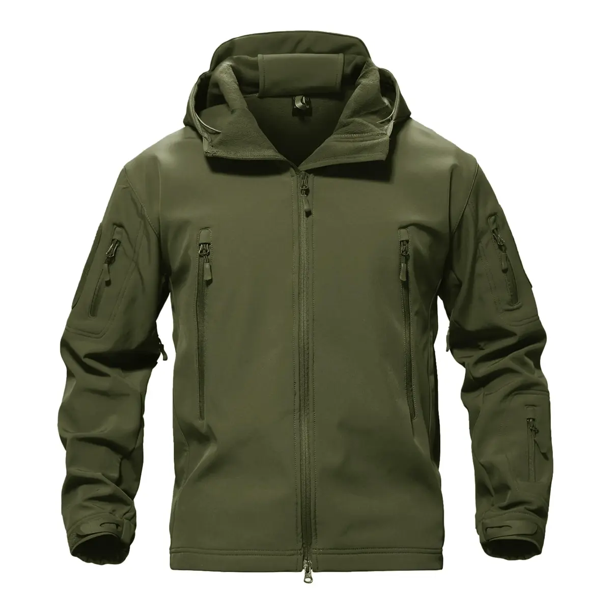 TACVASEN Men's Fleece Softshell Jacket Waterproof Winter Tactical Hooded | Outdoor & Casual - main product image