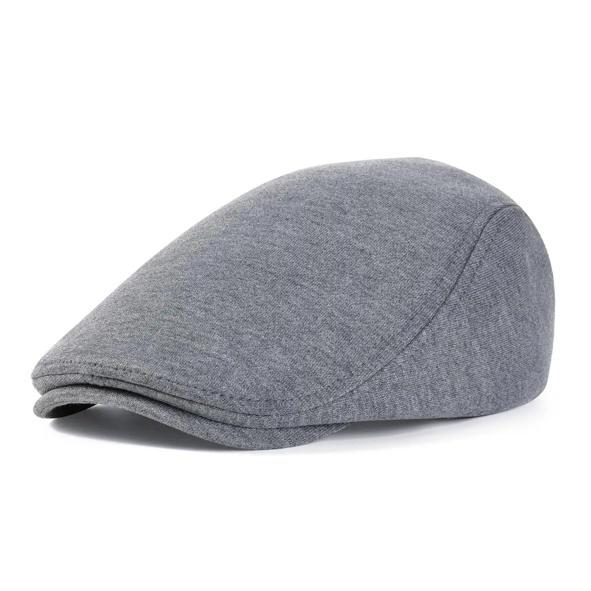 VOBOOM Men's Cotton Flat Ivy Gatsby Newsboy Driving Hat Cap Dark Grey | Breathable All-Season Comfort - main product image