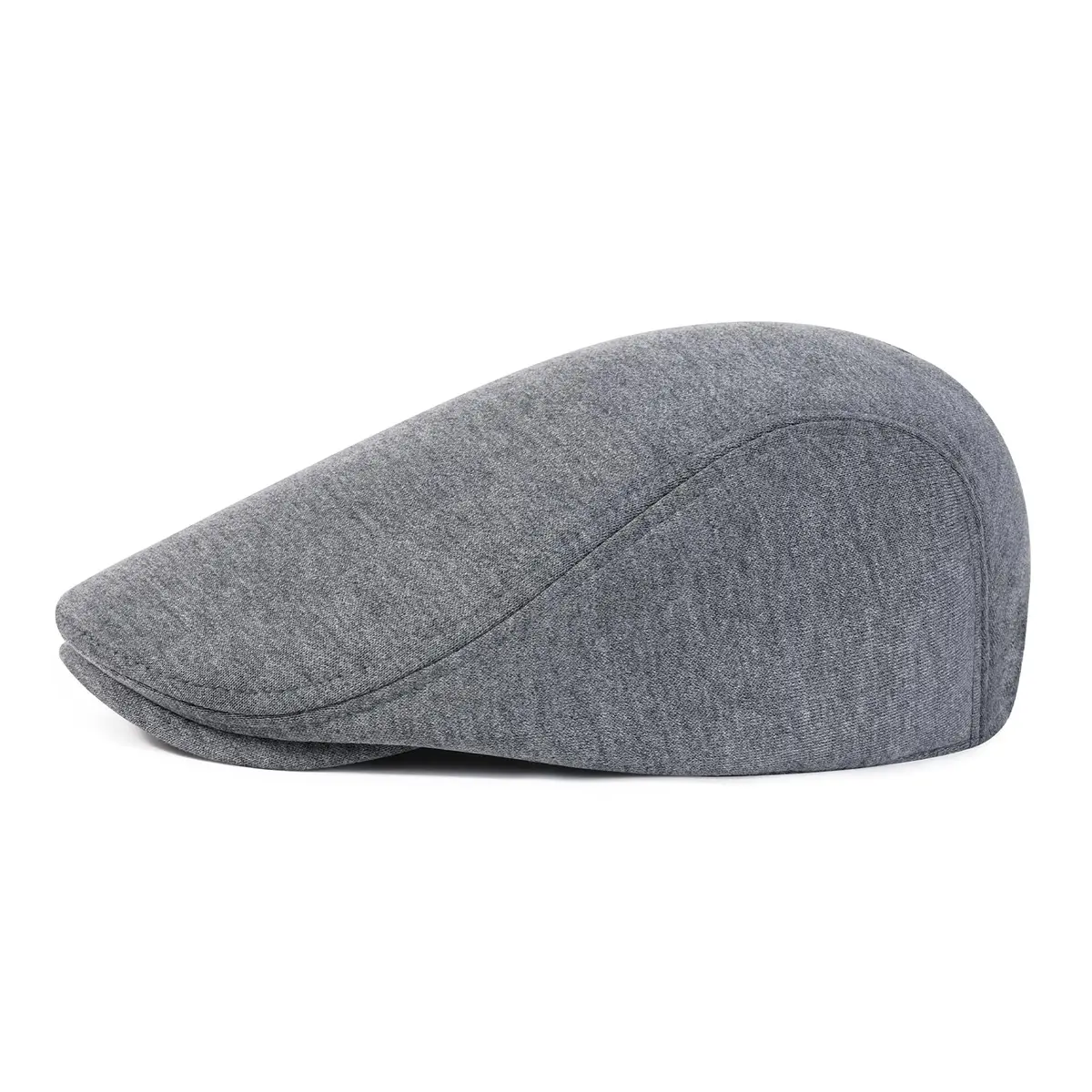 VOBOOM Men's Cotton Flat Ivy Gatsby Newsboy Driving Hat Cap Dark Grey | Breathable All-Season Comfort - view 3
