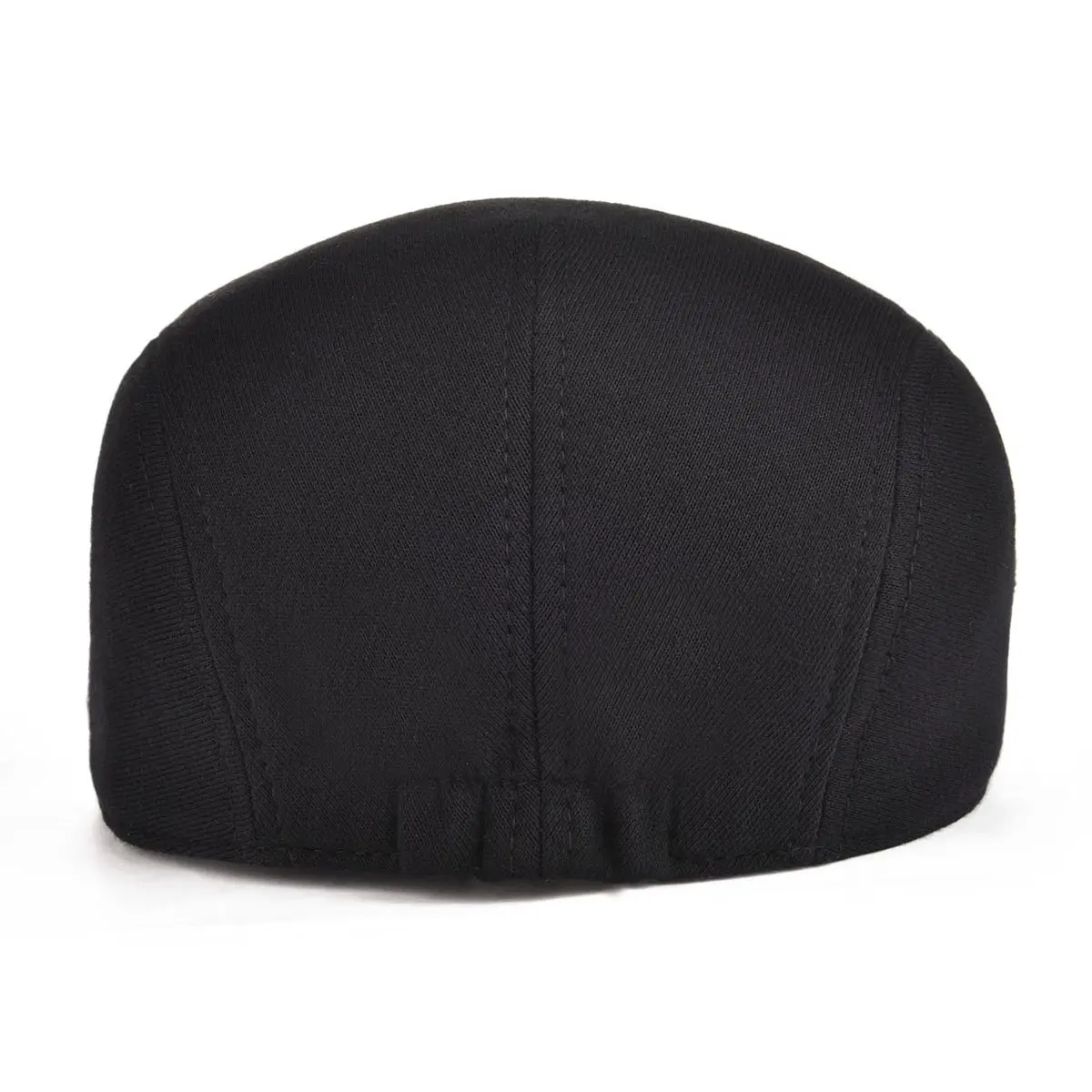 VOBOOM Men's Cotton Flat Ivy Gatsby Newsboy Driving Hat Cap (Style2-Black) | One Size Fits 58-60cm - view 5
